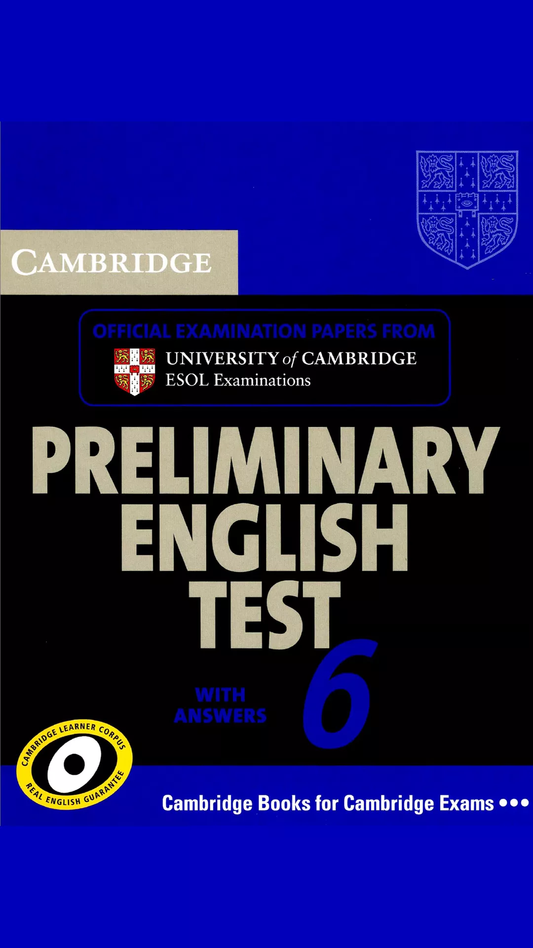 Cambridge Preliminary English Test 6