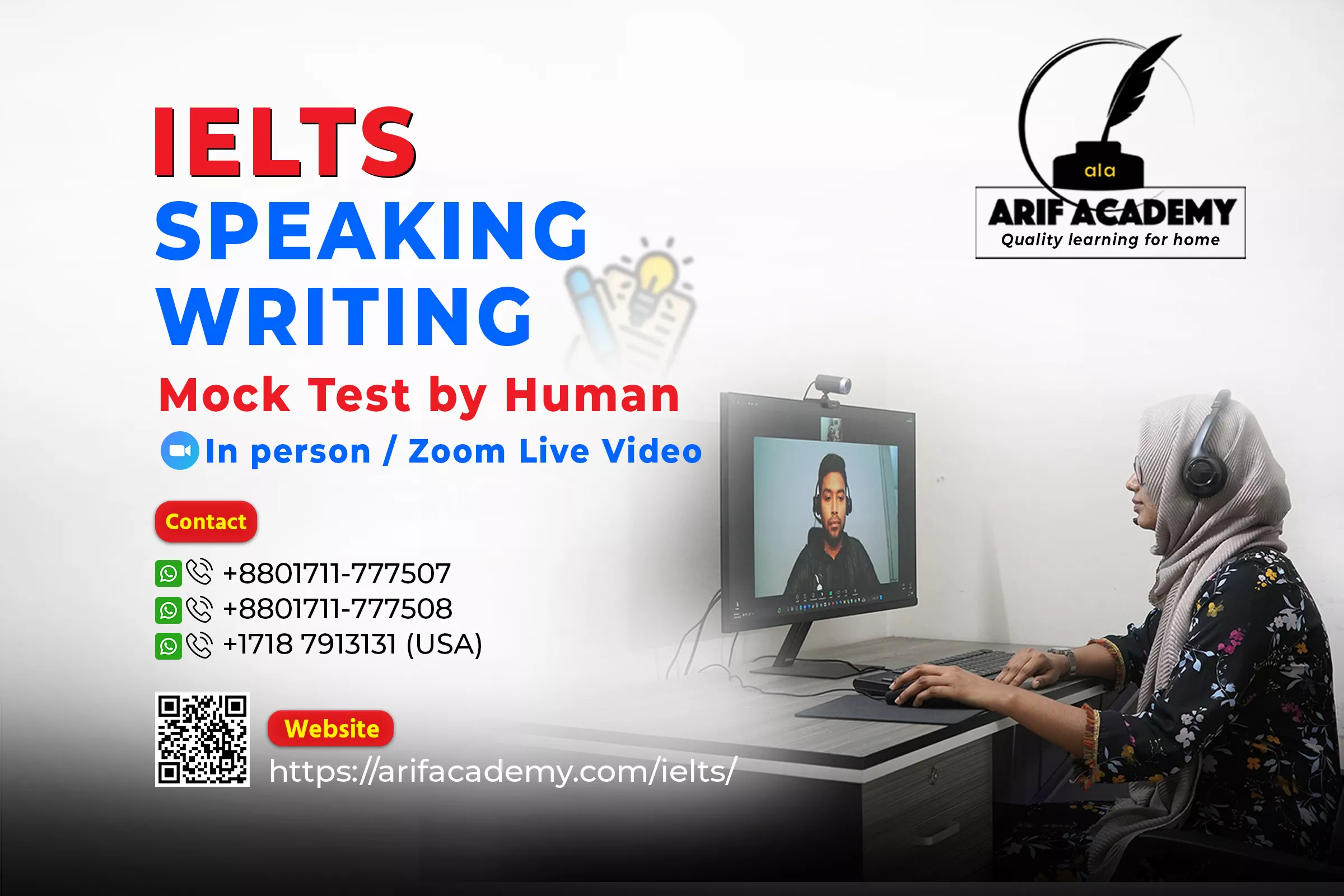 Laptop practice for IELTS computer-based test