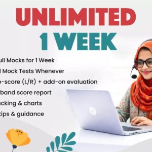 IELTS CBT Mock Unlimited (1 Week)