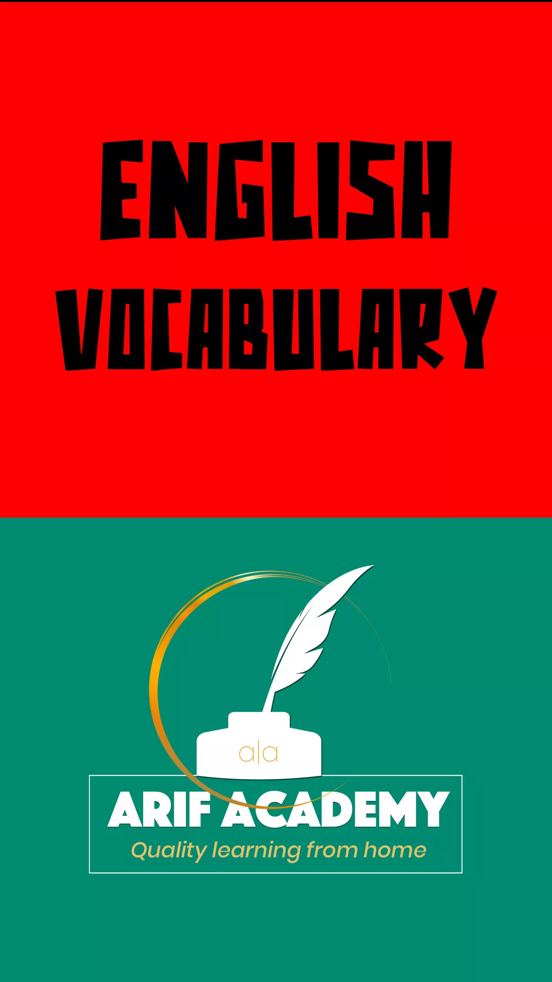 English vocabulary words list with meanings and examples