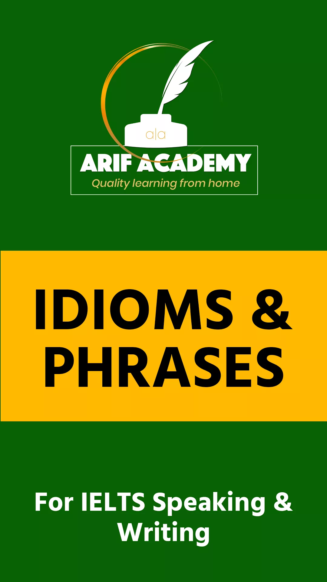 list of English idioms and phrases with meanings