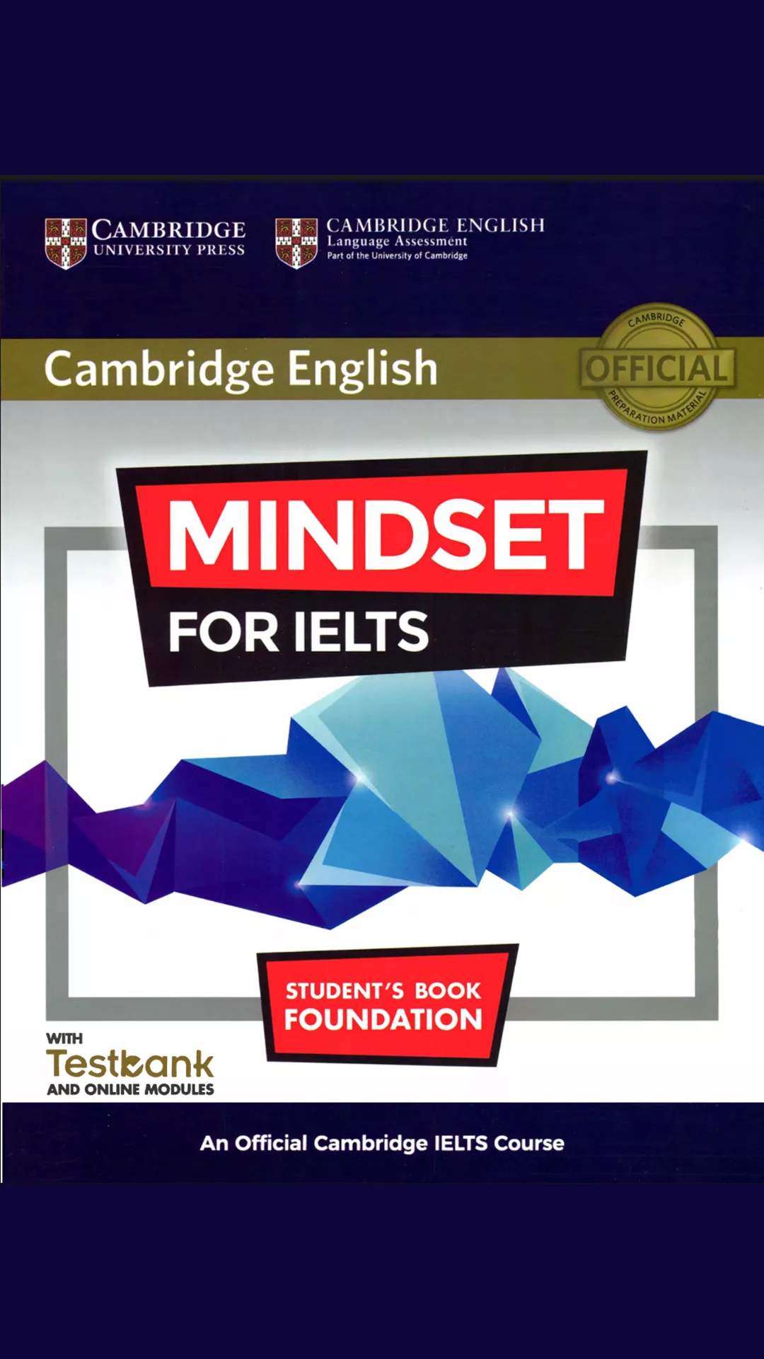 Cover of MINDSET For IELTS Foundation book, a comprehensive guide for IELTS preparation.