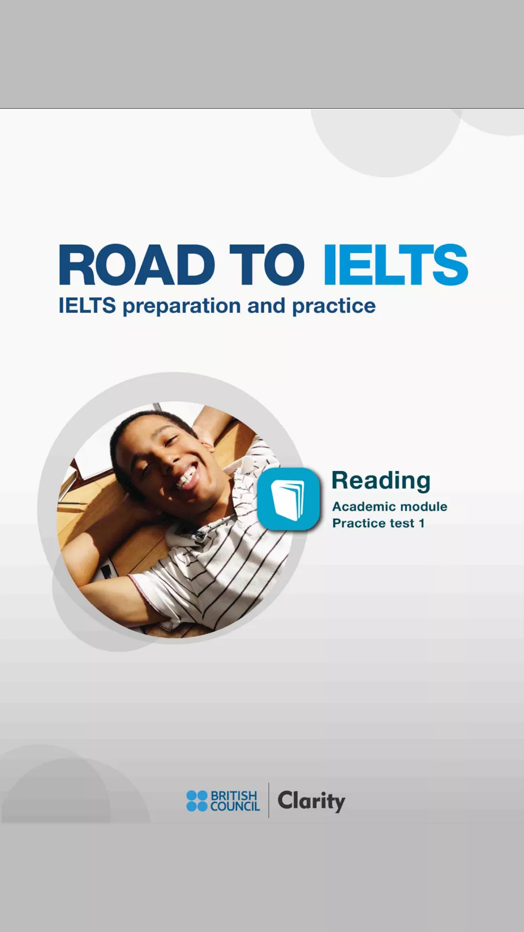 Cover of Reading Practice Test by British Council, a focused resource for improving IELTS reading skills.