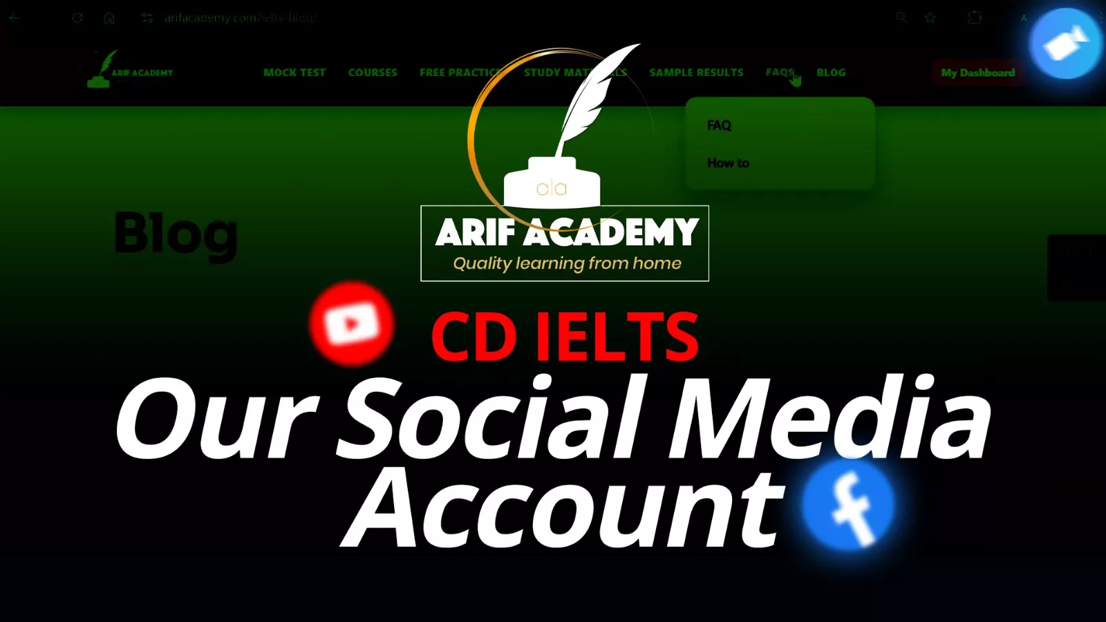 Arif Academy social media account.