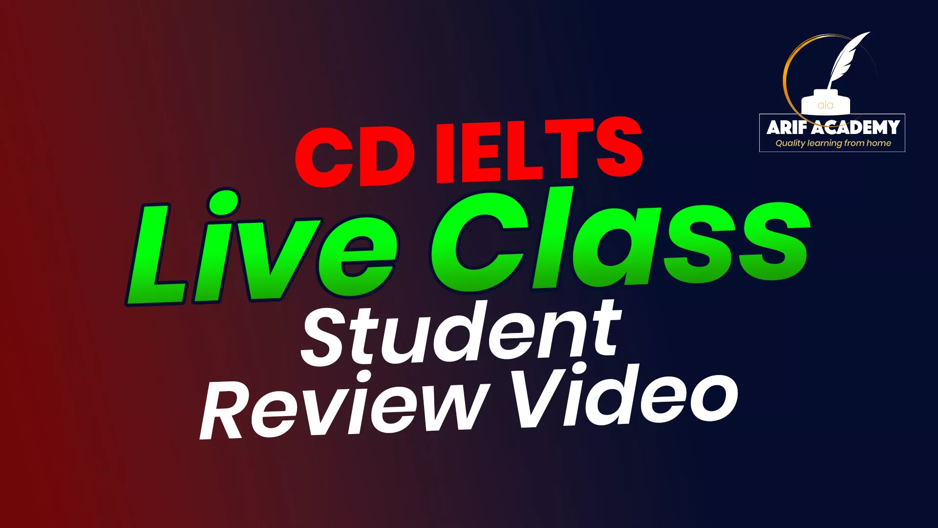 IELTS Live Class Student Review
